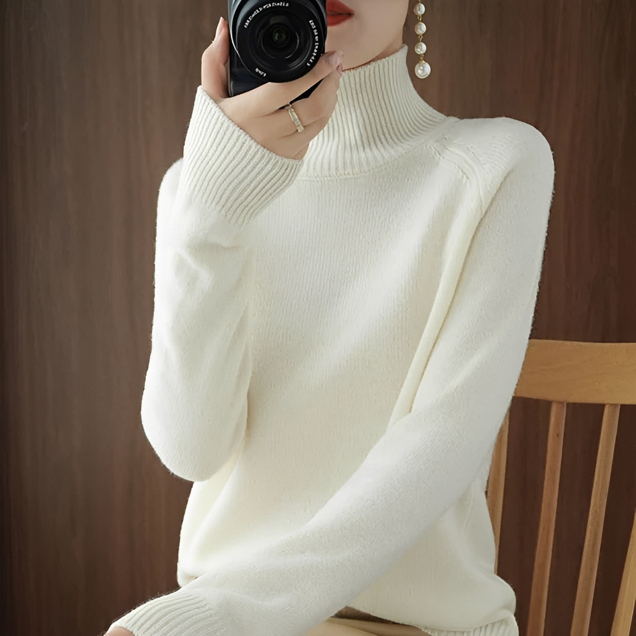 Silvana - Eleganter Rollkragenpullover