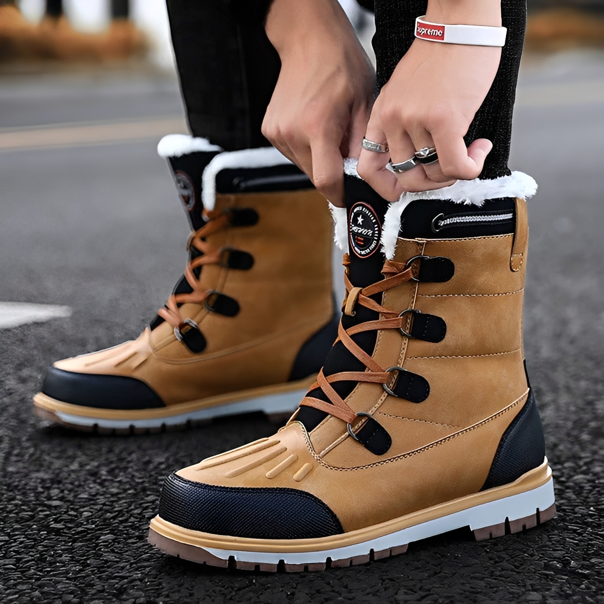 Graysen - Wasserfeste Stiefel für kaltes Wetter