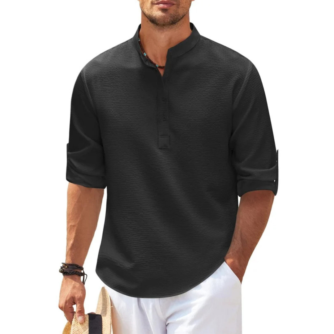 Cormac - Lockeres Langarmshirt