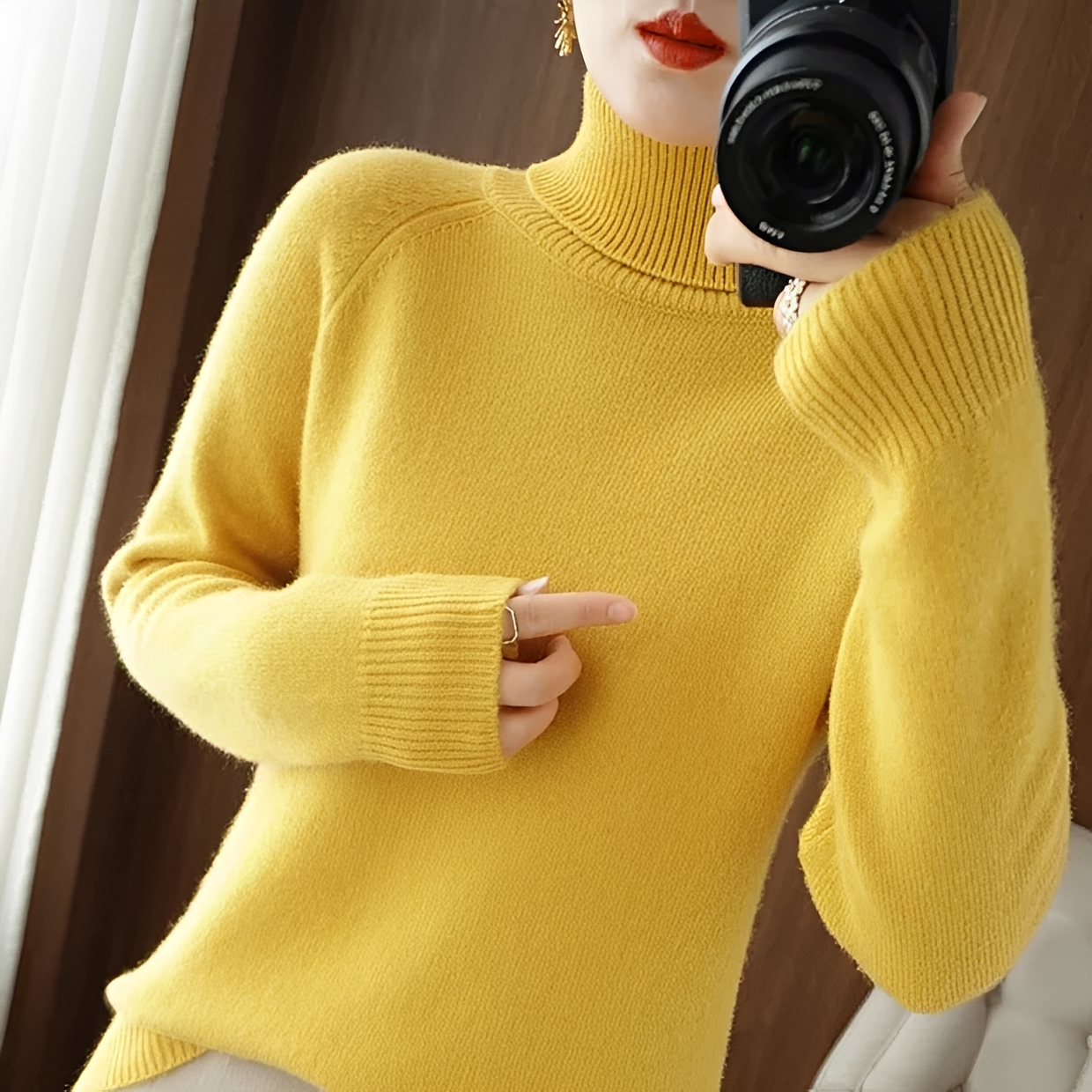 Silvana - Eleganter Rollkragenpullover