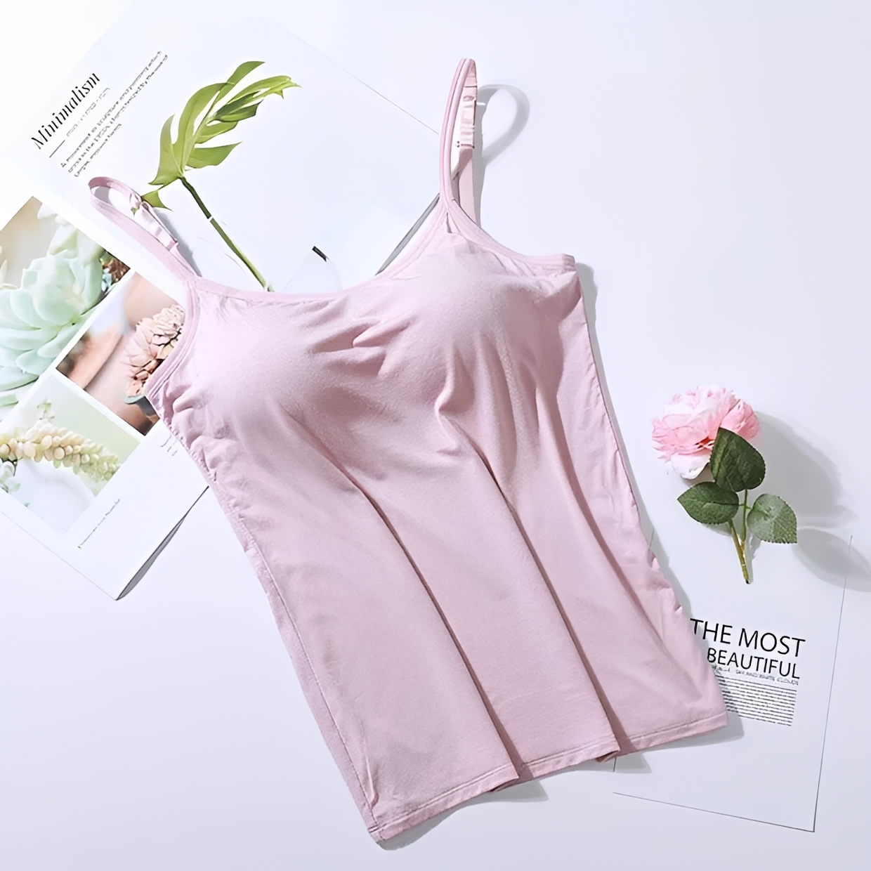 Selena - Elegantes Top mit integriertem BH