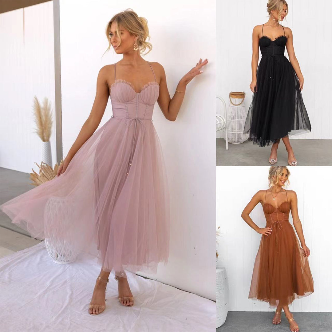 Franca - Elegantes, fließendes Midikleid
