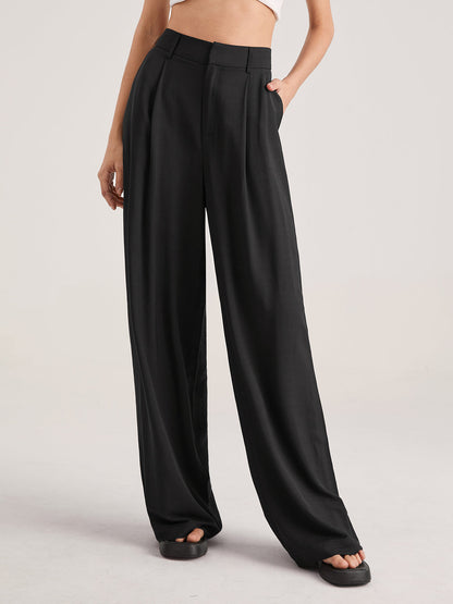 Nadia – High Waist Folded Front Pants