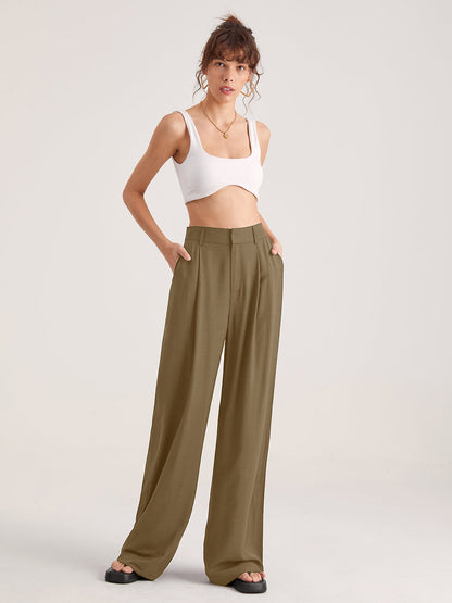 Nadia – High Waist Folded Front Pants