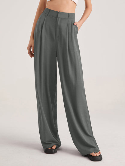 Nadia – High Waist Folded Front Pants
