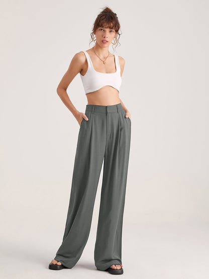 Nadia – High Waist Folded Front Pants