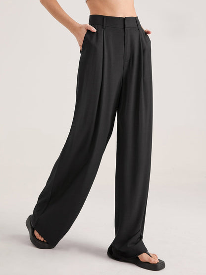 Nadia – High Waist Folded Front Pants