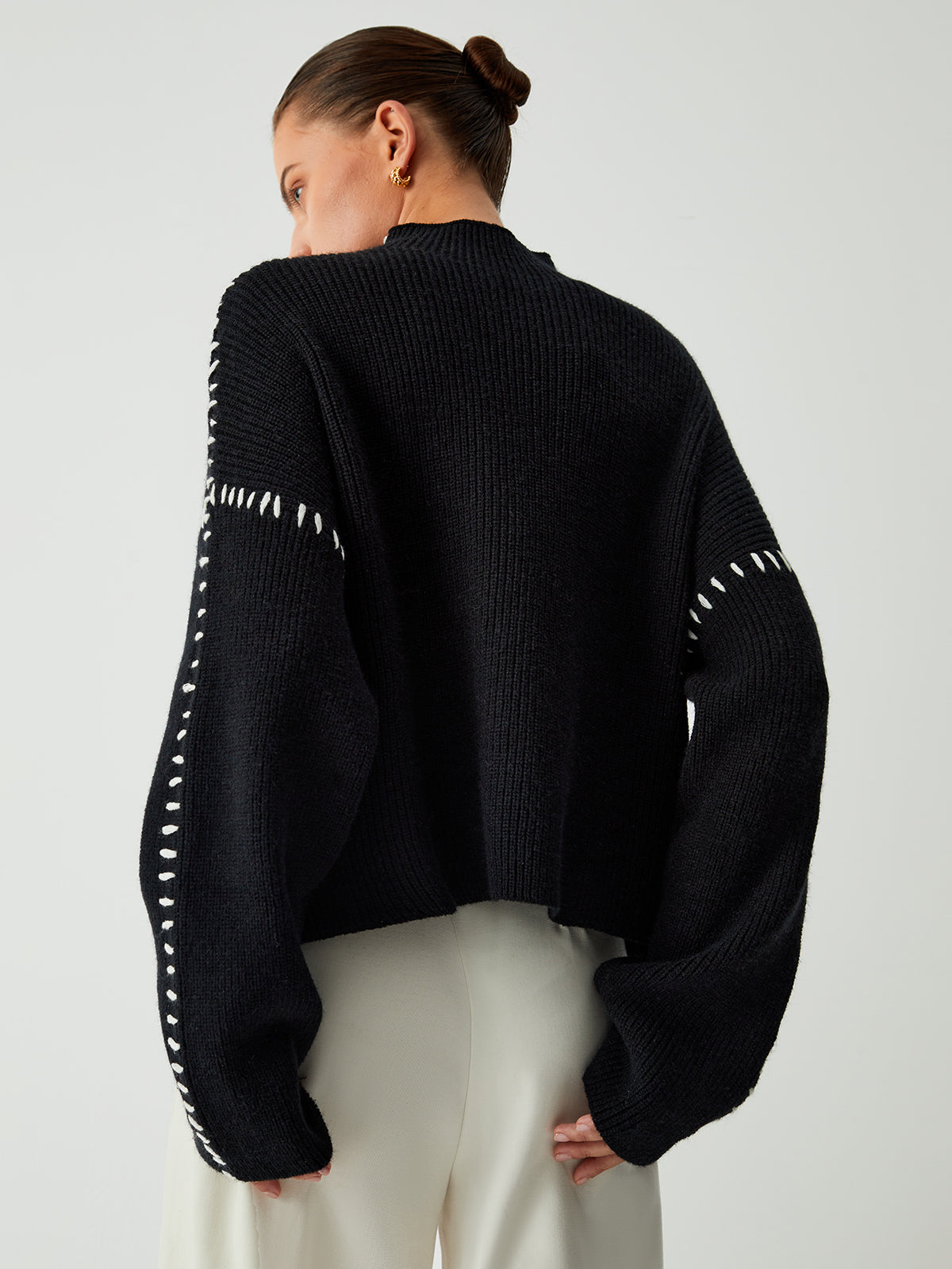 Theresa – Oversized Rollkragenpullover