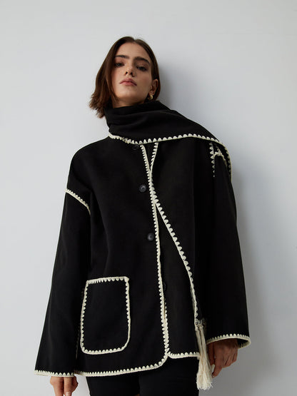 Elodie – Jacke mit Schal