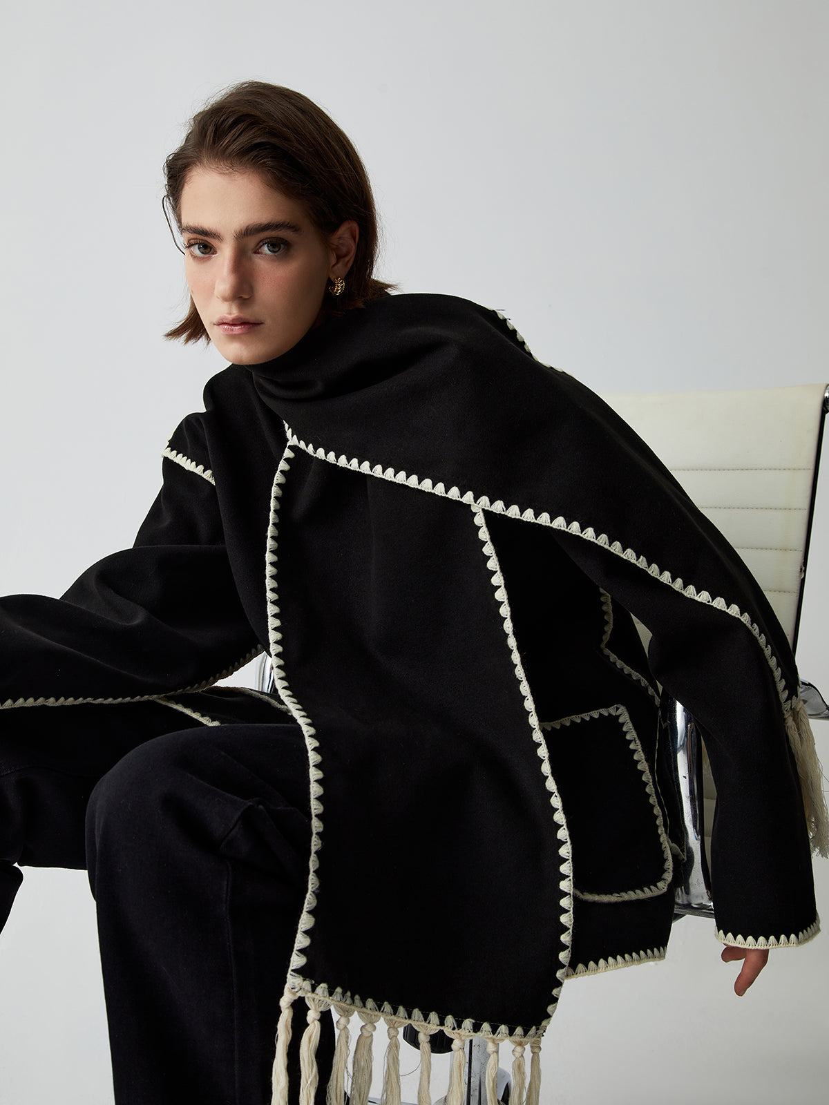 Elodie – Jacke mit Schal