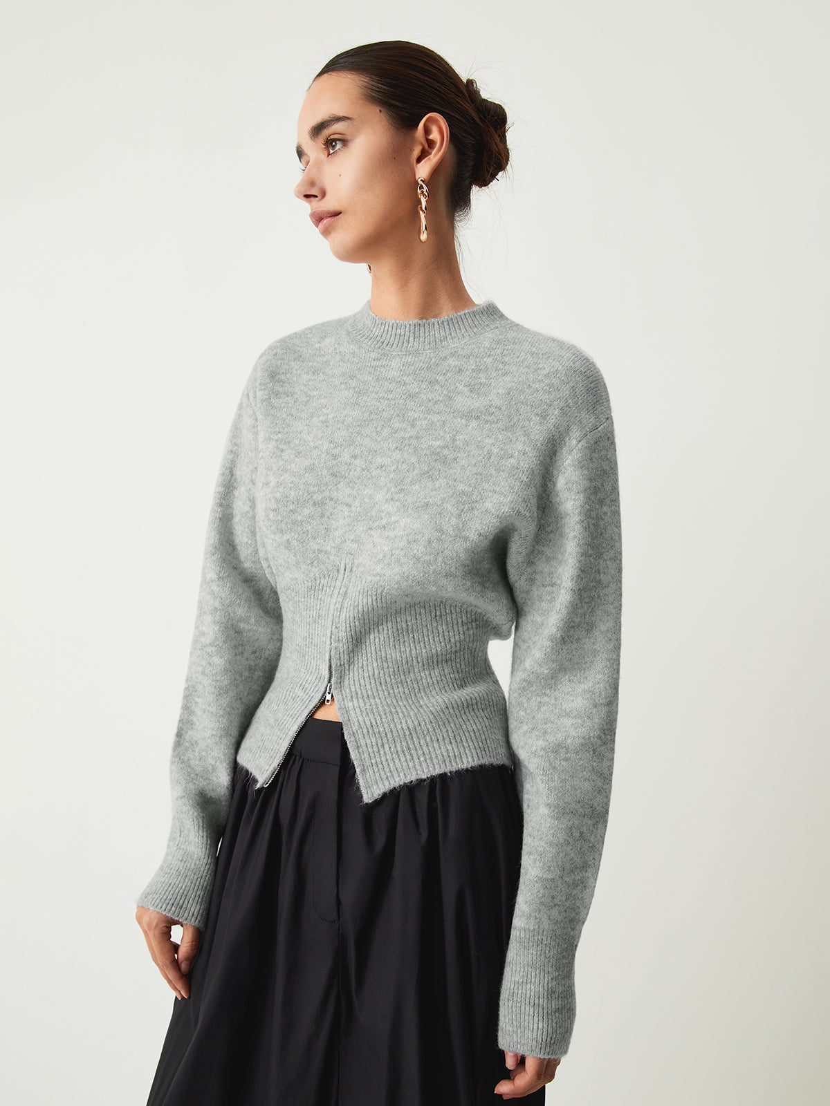 Svenja – Halb-Zip Pullover