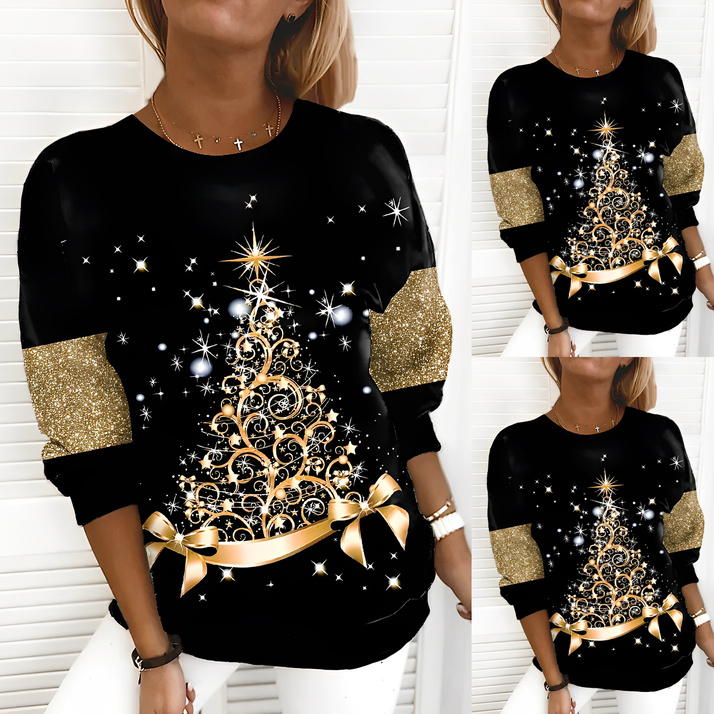 Pine – Weihnachts-Sweater mit Baum