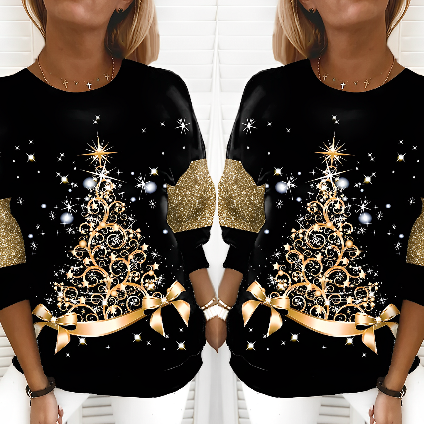 Pine – Weihnachts-Sweater mit Baum