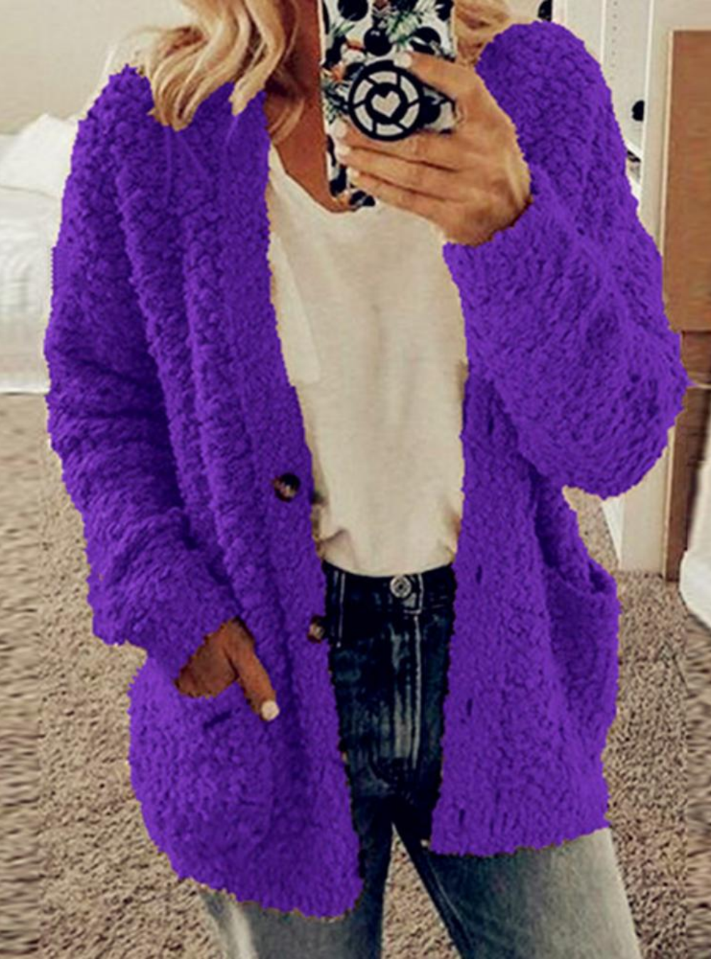 Elaine – Warme Strickjacke