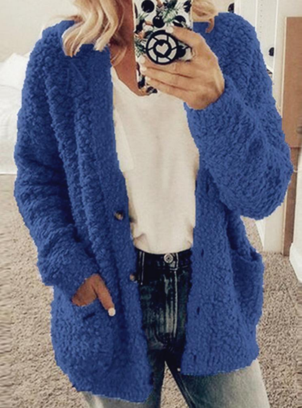 Elaine – Warme Strickjacke