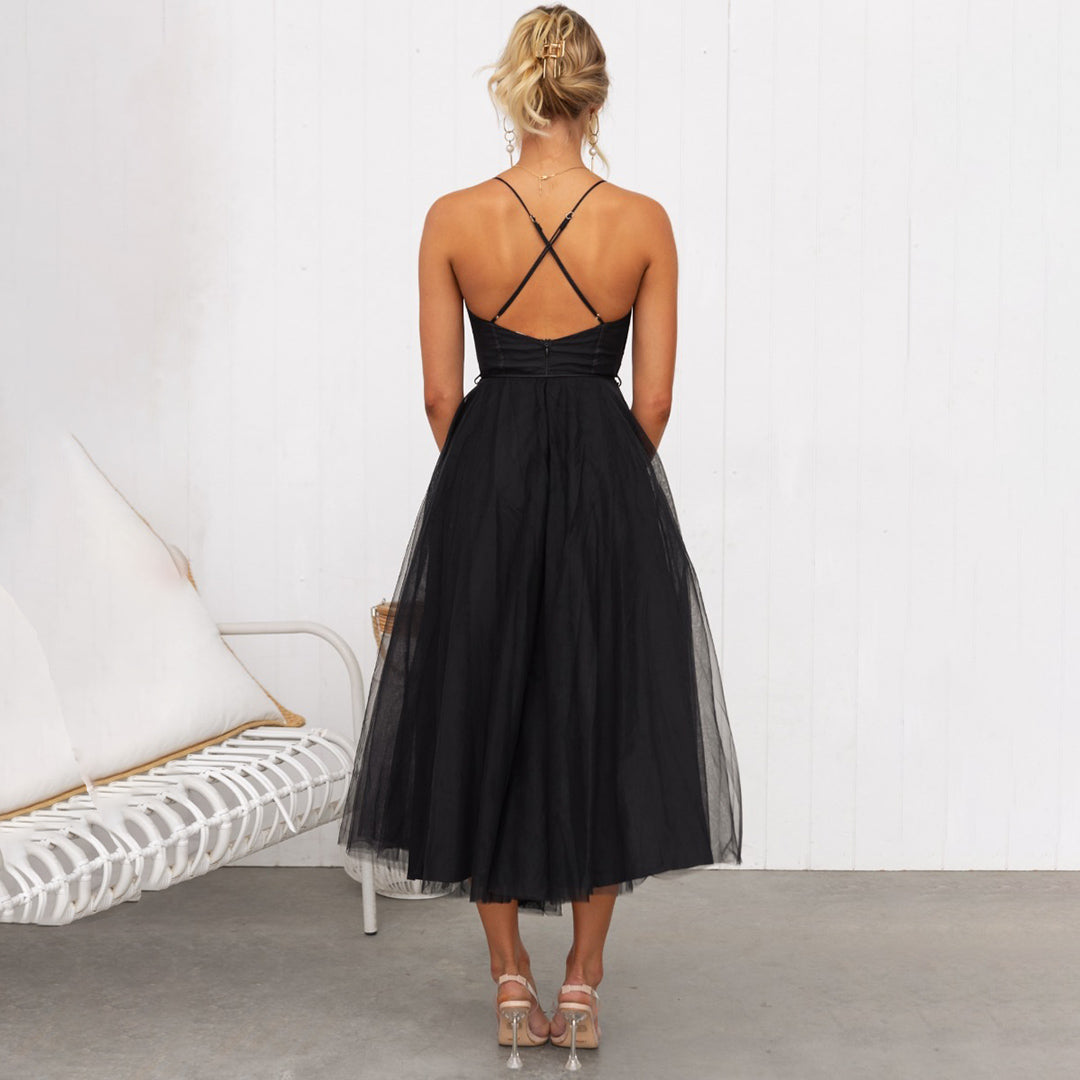 Franca - Elegantes, fließendes Midikleid