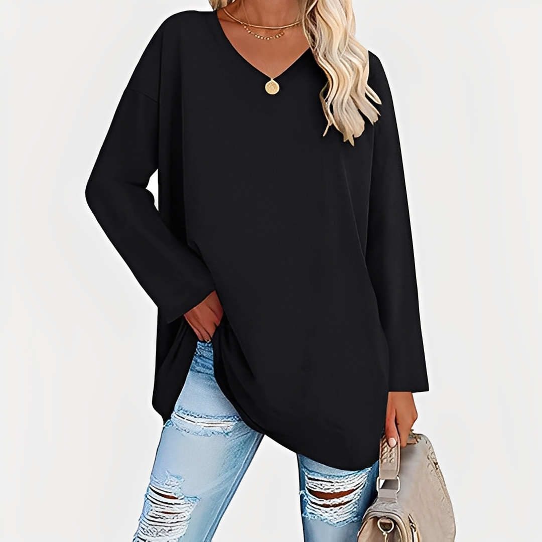 Laëtitia - Stylish, casual women's blouse with long sleeves