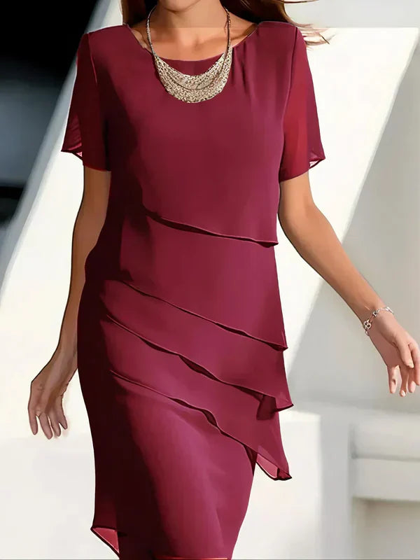 Georgina - Elegantes Sommerkleid mit Schichten