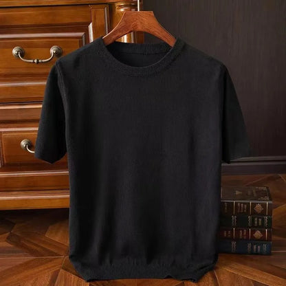 Lian – Short Sleeve Knit T-Shirt for Men