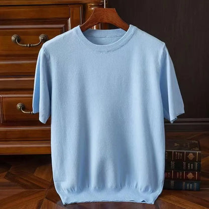 Lian – Short Sleeve Knit T-Shirt for Men