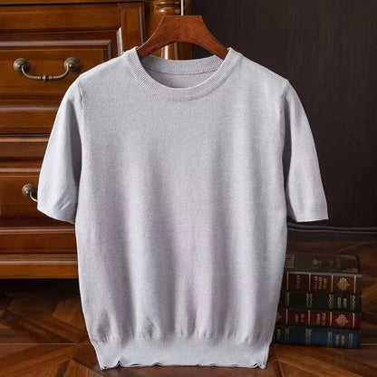 Lian – Short Sleeve Knit T-Shirt for Men