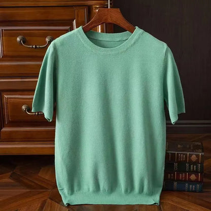 Lian – Short Sleeve Knit T-Shirt for Men