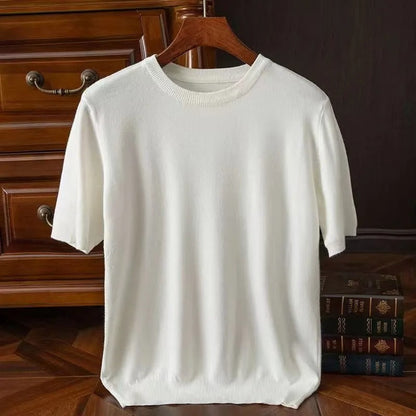 Lian – Short Sleeve Knit T-Shirt for Men