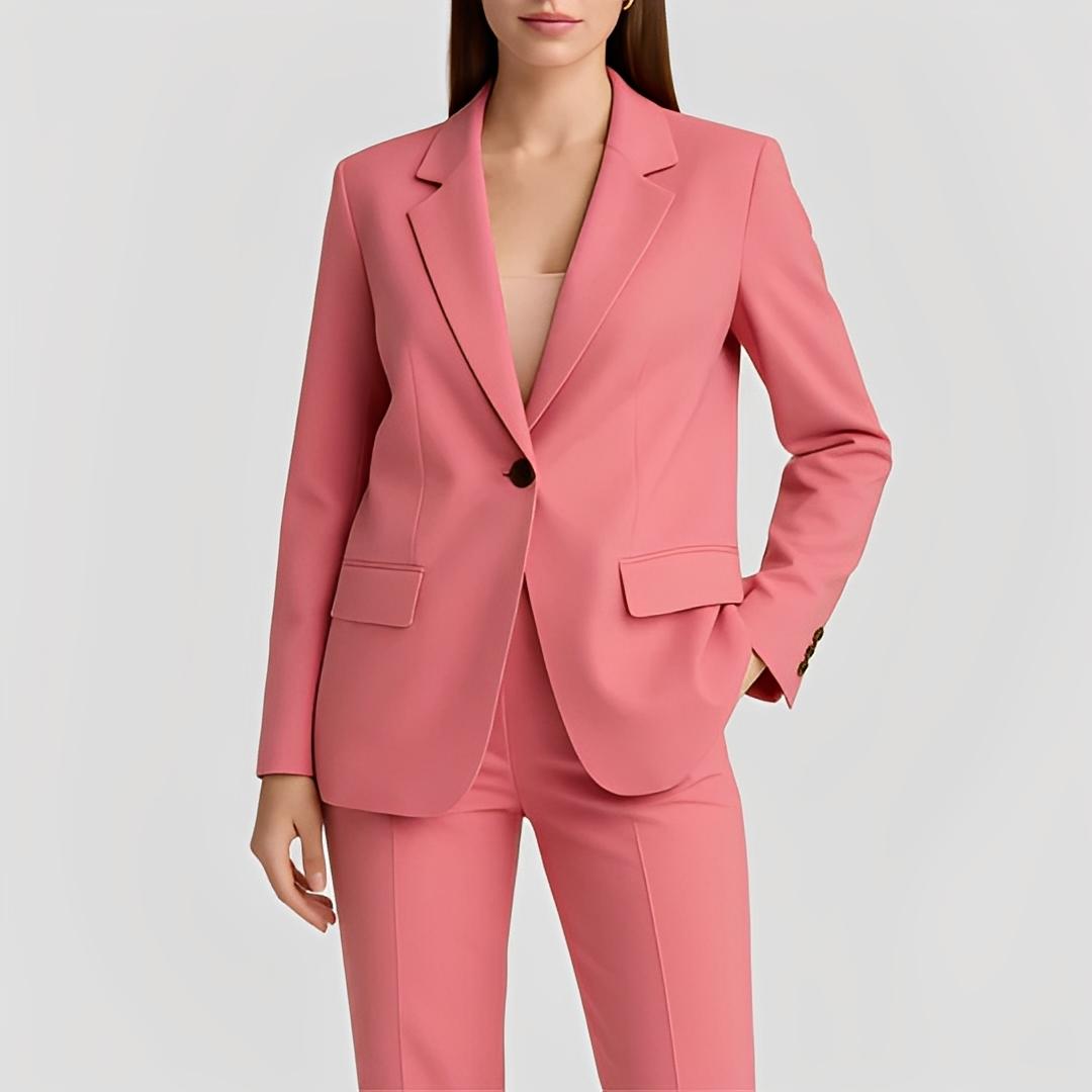 Maeva - Elegant long blazer and pantsuit for women