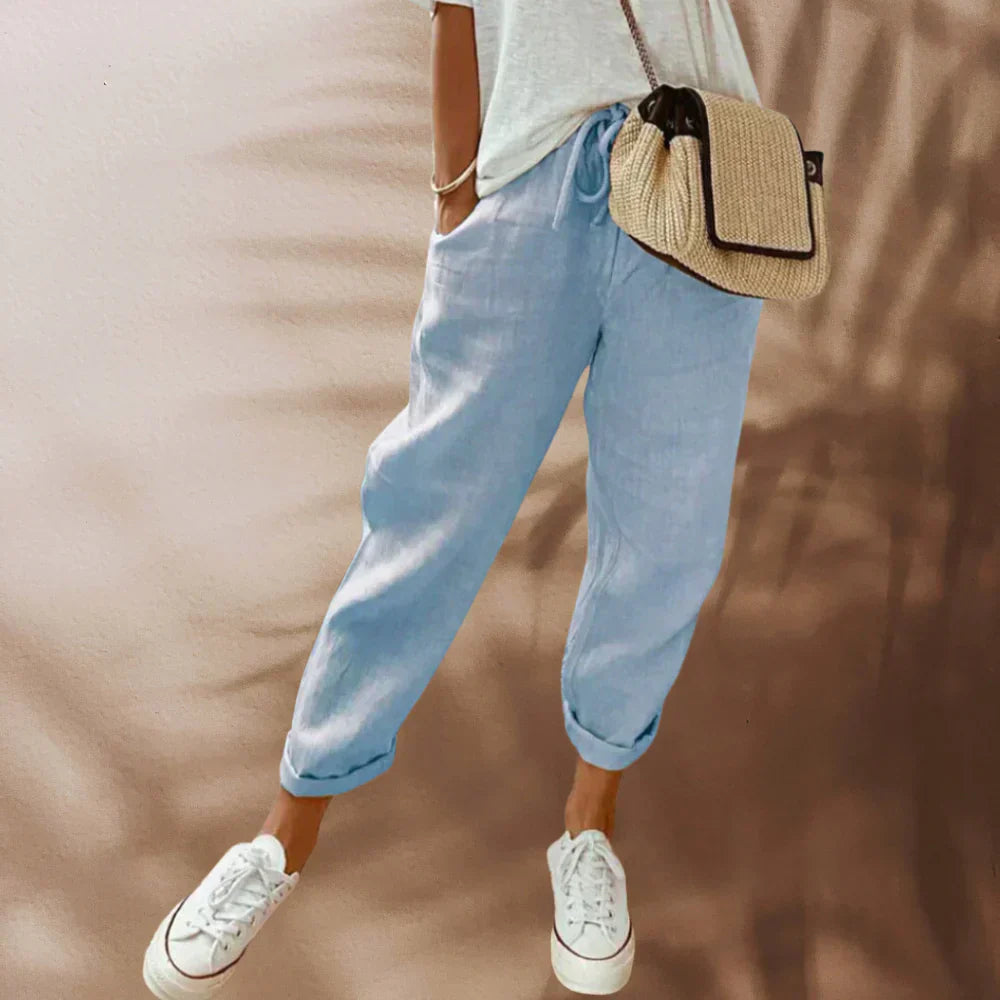 Emily - A relaxed and elegant linen trouser