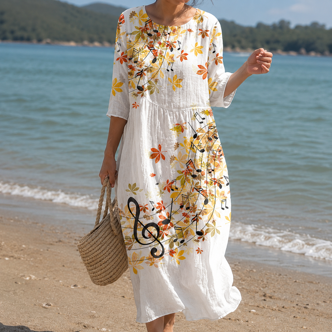 Miranda - Elegante Blumenkleider mit bedecktem Bauch