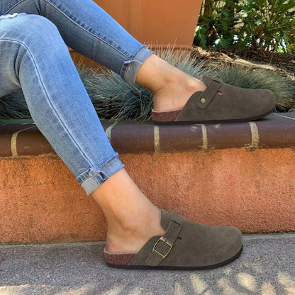 Lian – Suede Boston Sandals