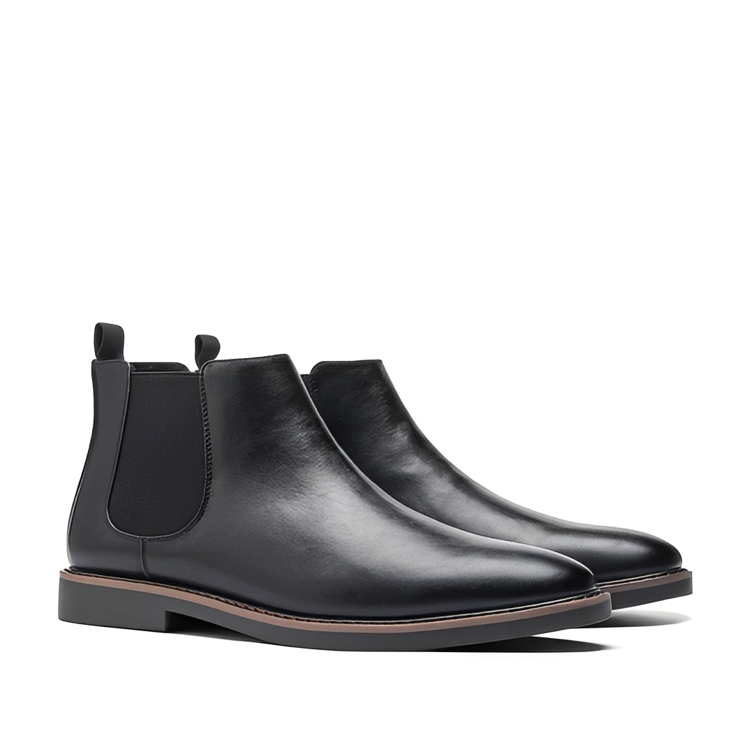 Sibylle - Simple Leather Boots for Men