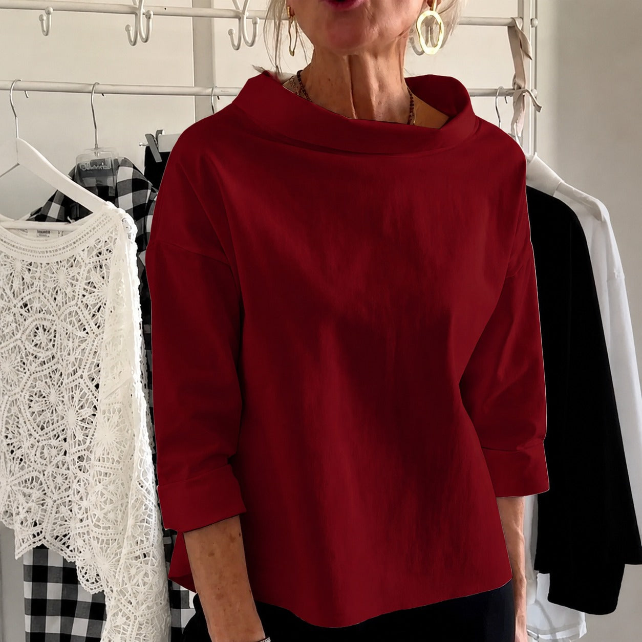 Sofia - Elegantes, locker sitzendes Oberteil für Damen