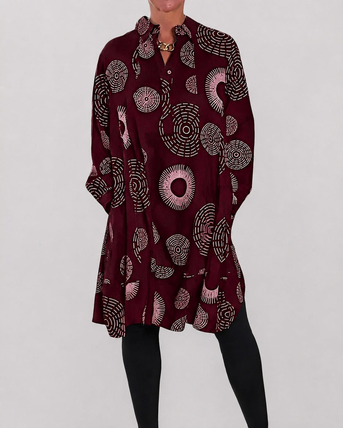 Lacie - Komfortables Kleid mit Kragendetail