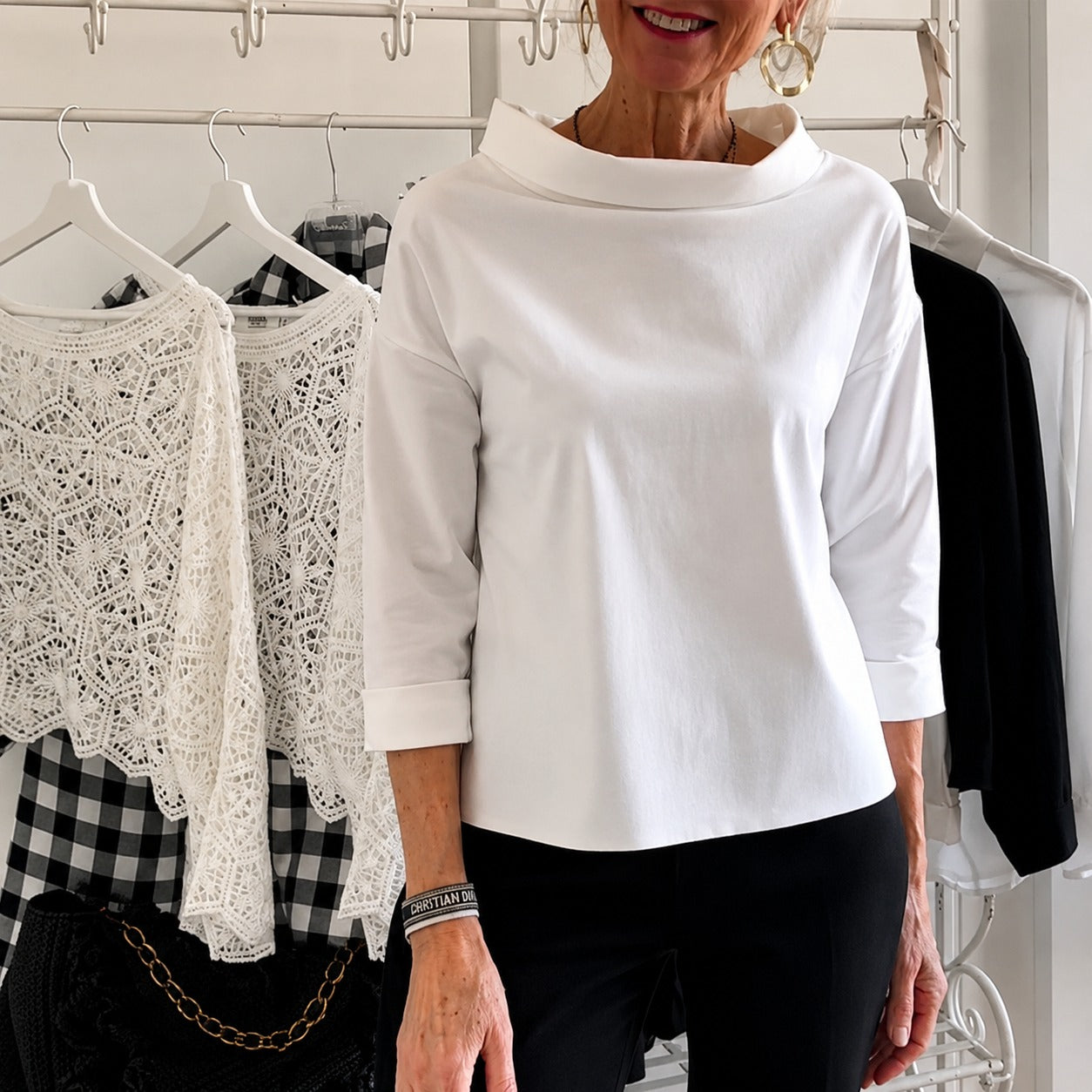 Sofia - Elegantes, locker sitzendes Oberteil für Damen