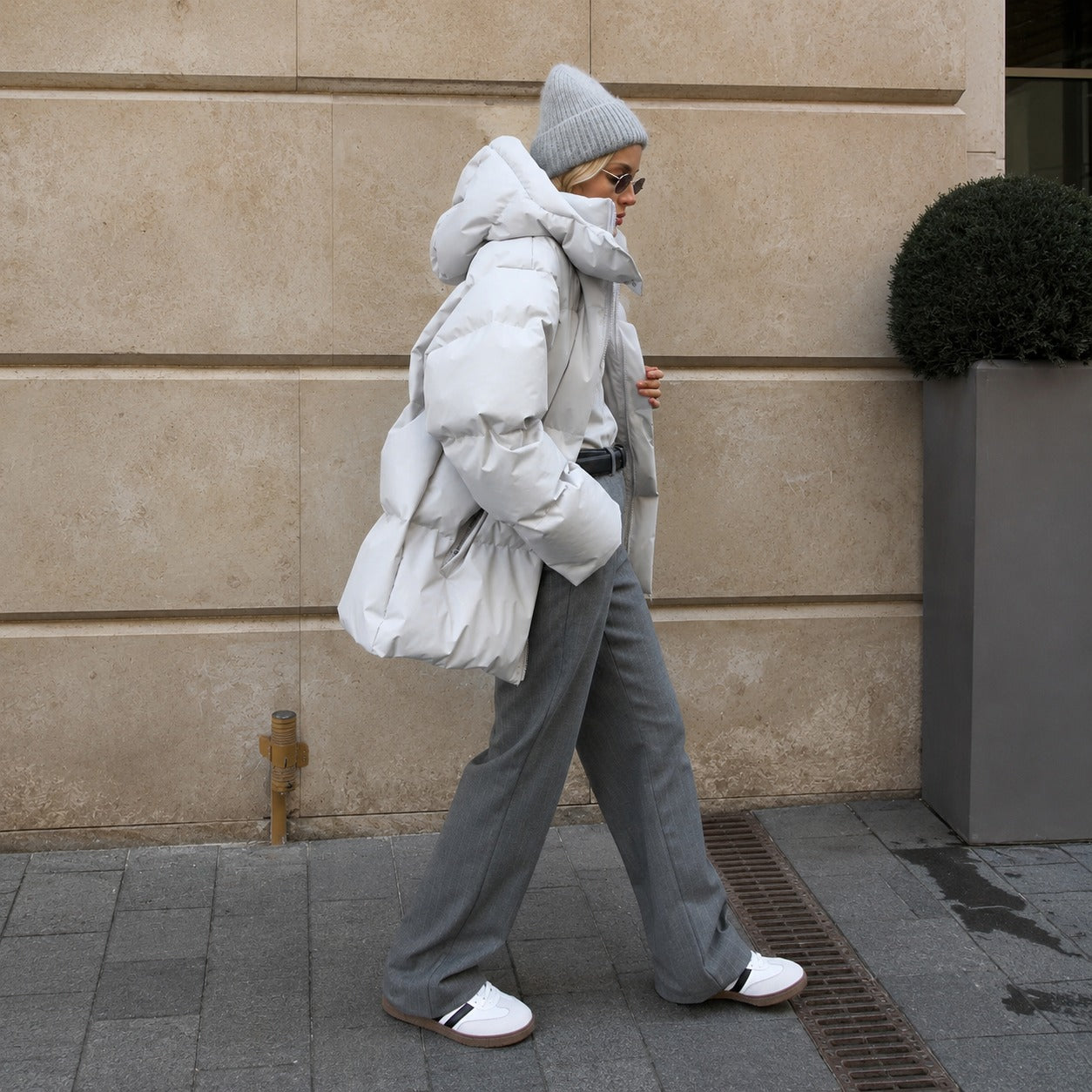 Natalia - Dicke Jacke mit Kapuze