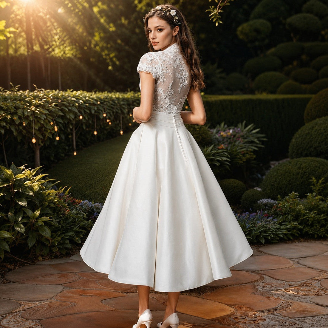 Kieran - Elegantes Midikleid in A-Linie