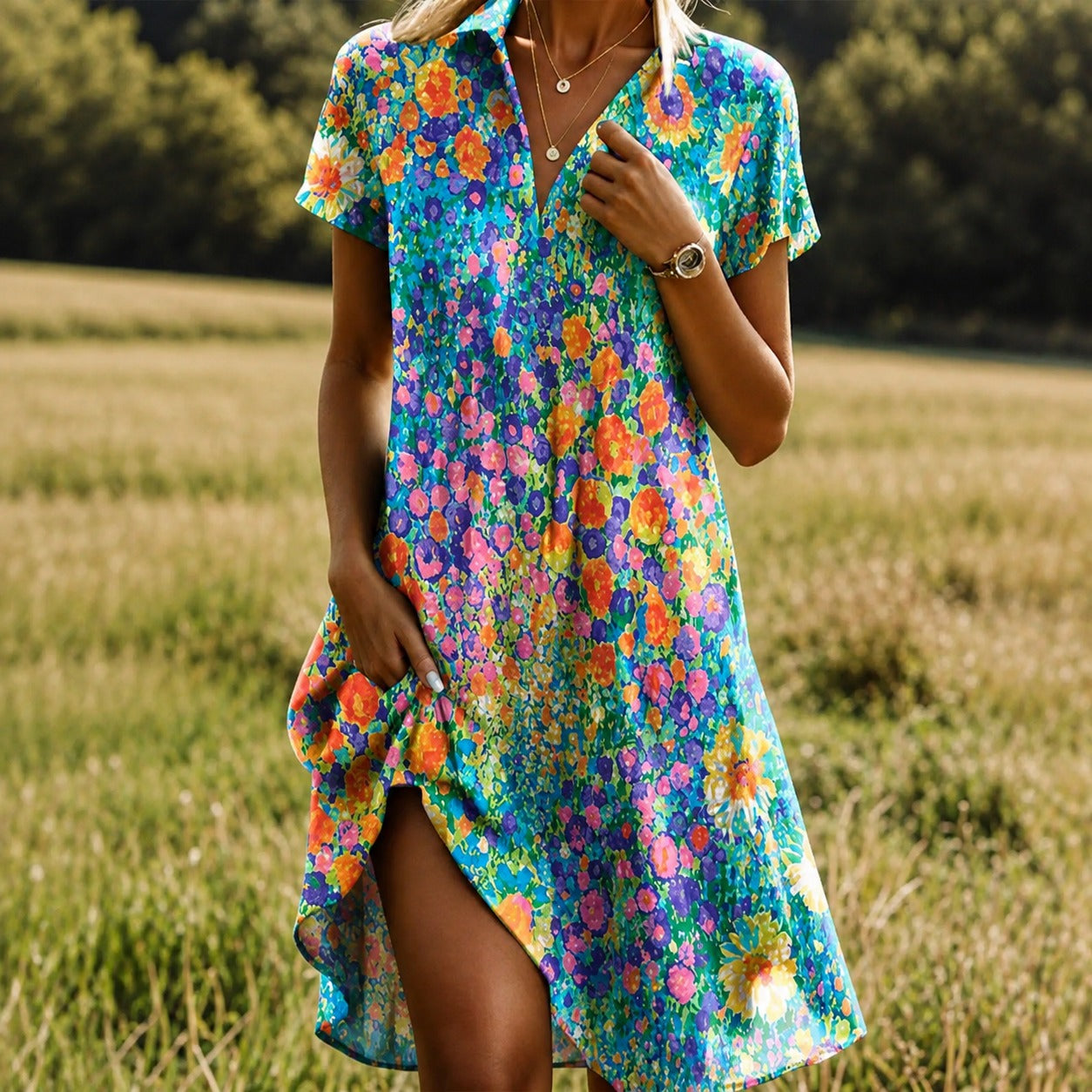 Carrie - Stilvolles Kleid im Boho-Chic-Stil