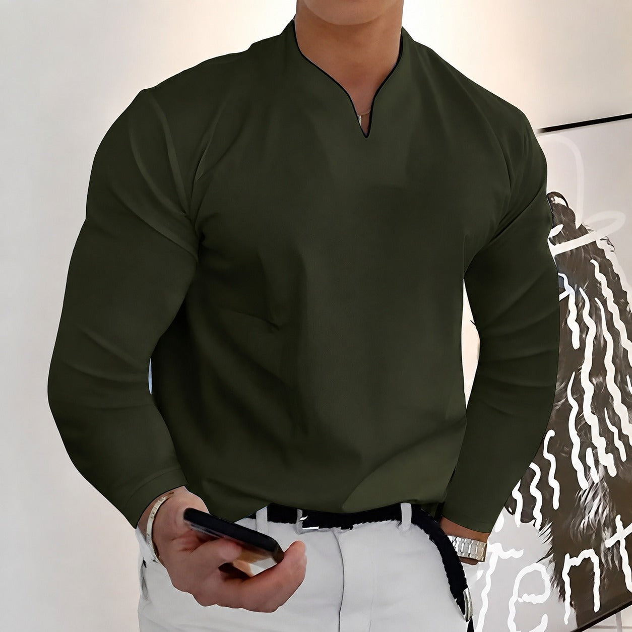 Corentin - Stilvolles Langarmhemd für Herren
