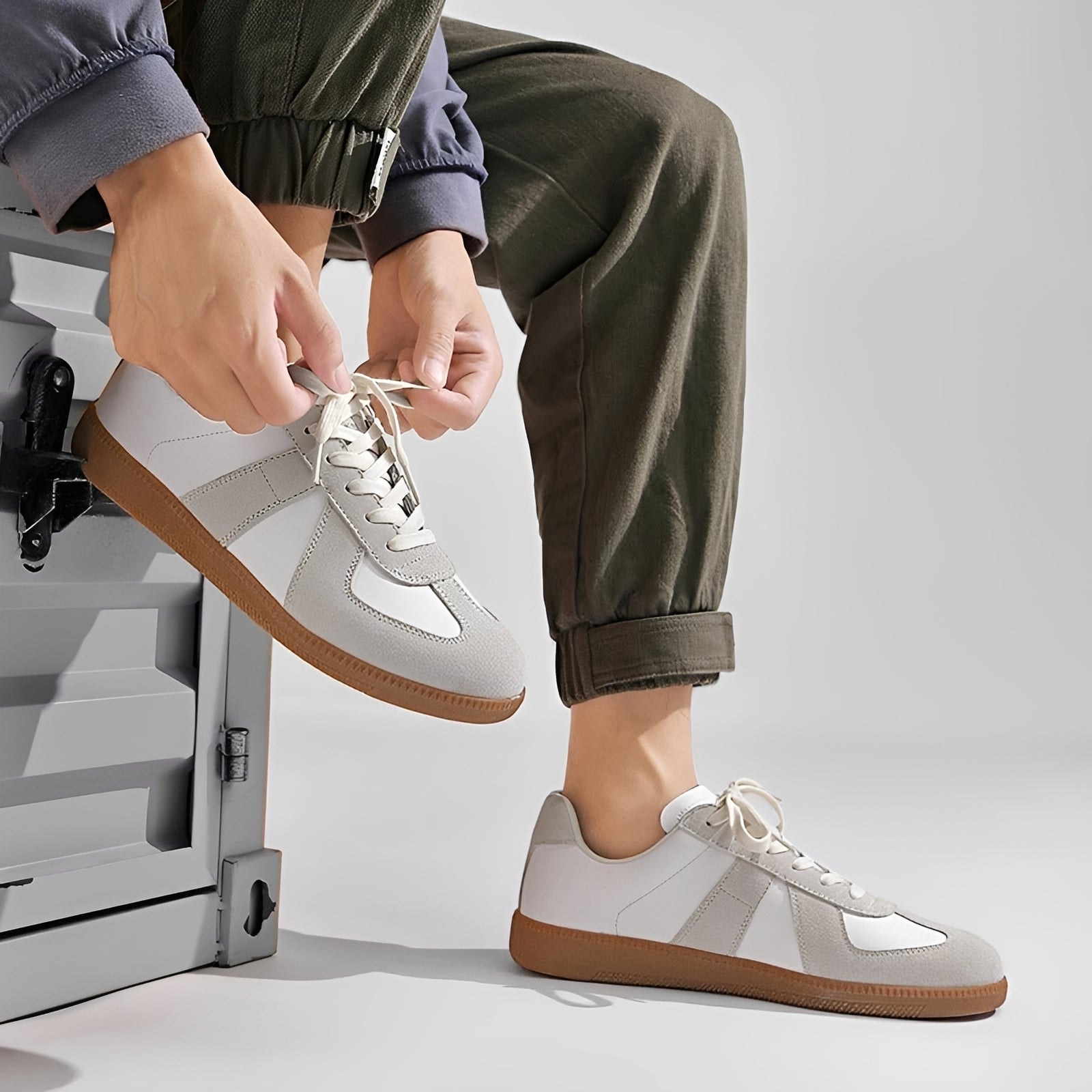 Gino - Lässige Herrensneaker mit einer weichen, dicken Sohle