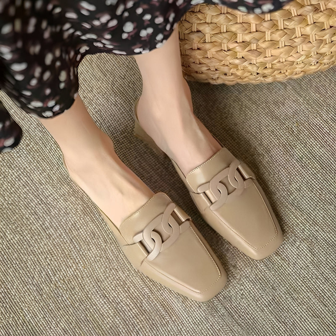 Maisha - Modische Mokassin-Schuhe mit Absatz