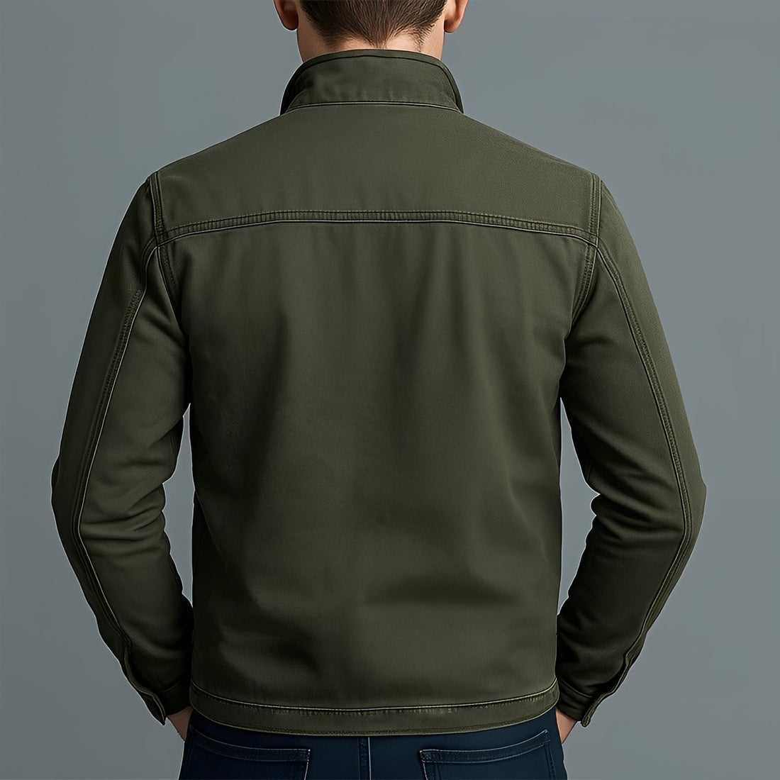 Jaden - Lässig gewaschene Jacke mit Zipper