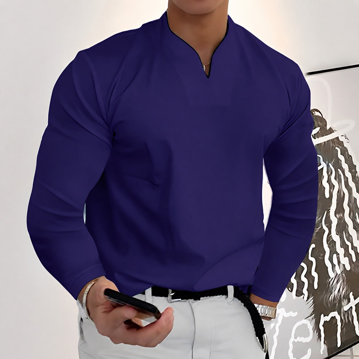 Corentin - Stilvolles Langarmhemd für Herren