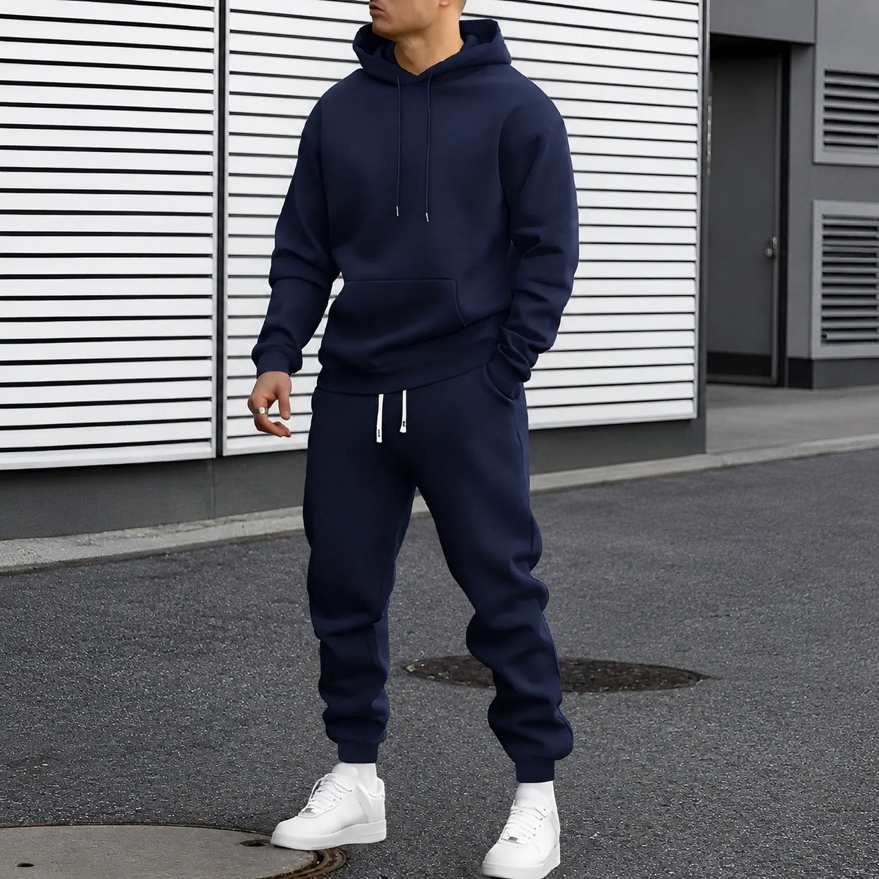 Arvel - Bequemes Trainingsanzug-Set mit Kapuze für Herren