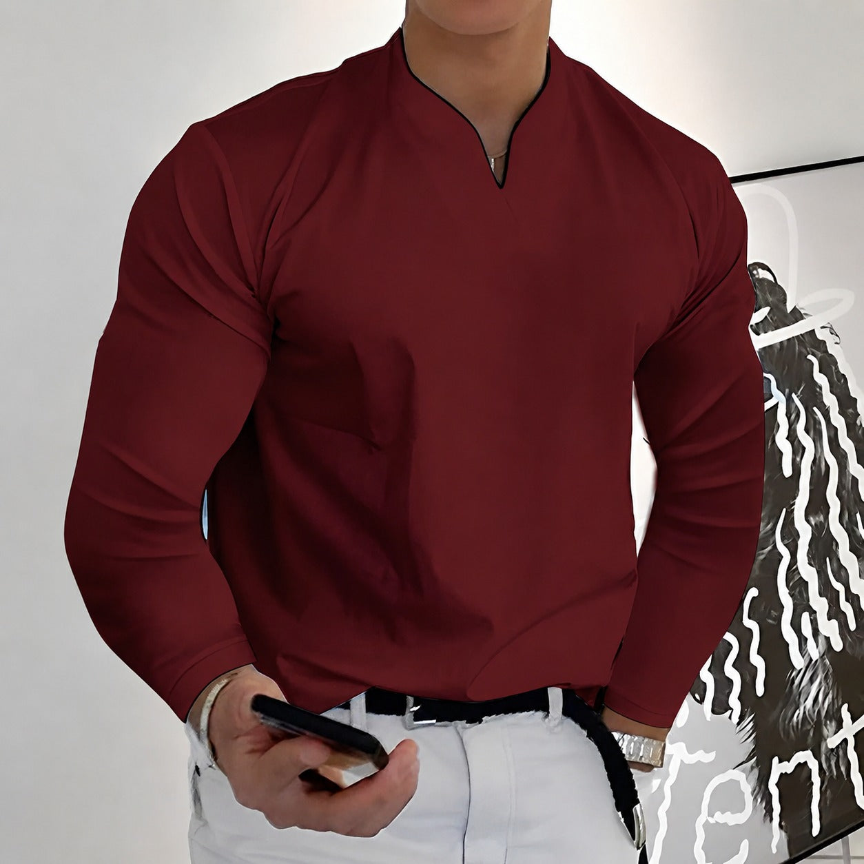 Corentin - Stilvolles Langarmhemd für Herren