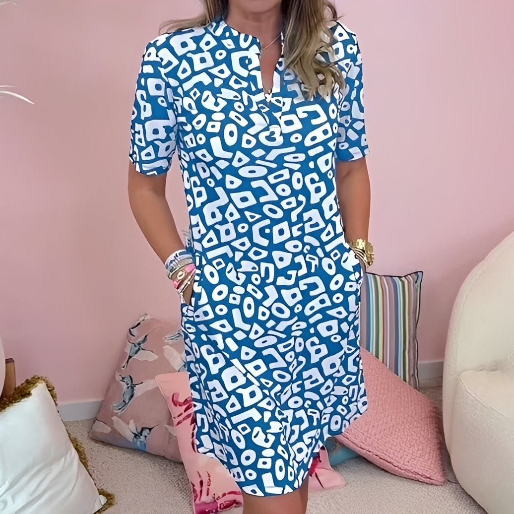 Emelia - Stilvolles Kleid mit V-Ausschnitt