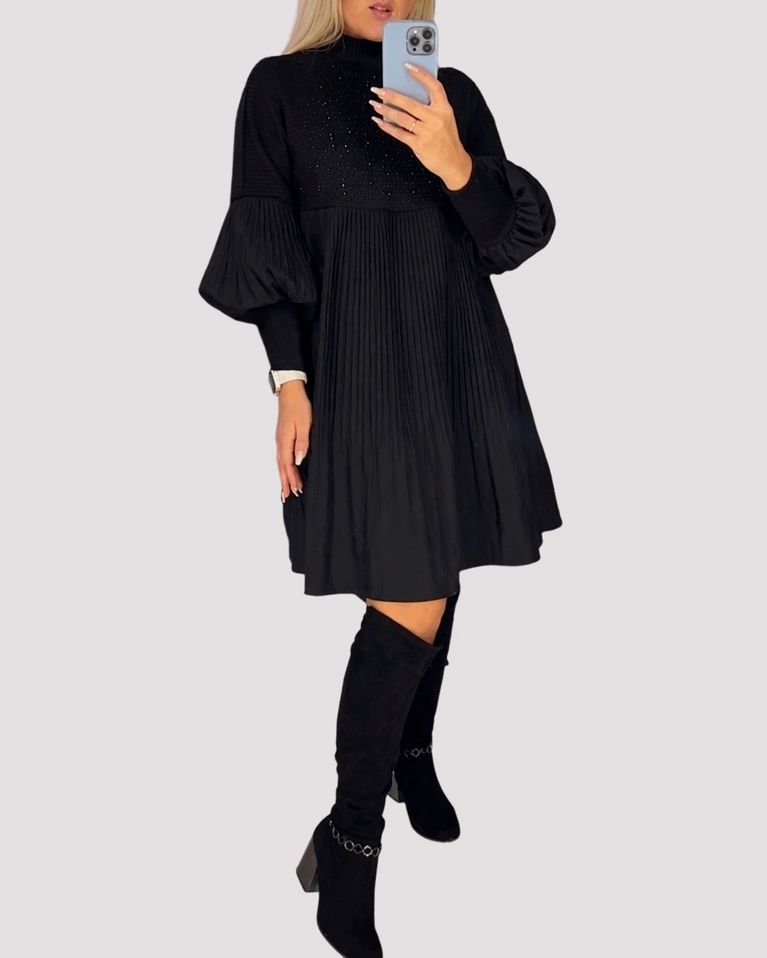 Daisy - Elegantes Kleid mit weiten Ärmeln