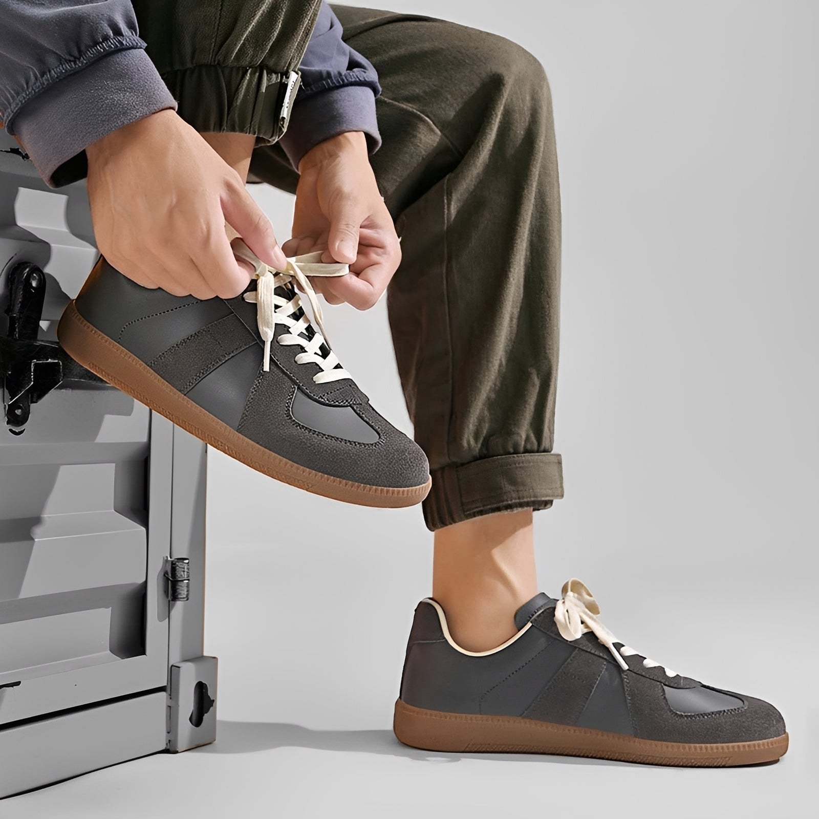 Gino - Lässige Herrensneaker mit einer weichen, dicken Sohle