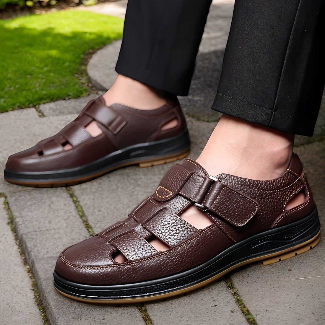 Matteo - Elegante und durchlässige Sandalen