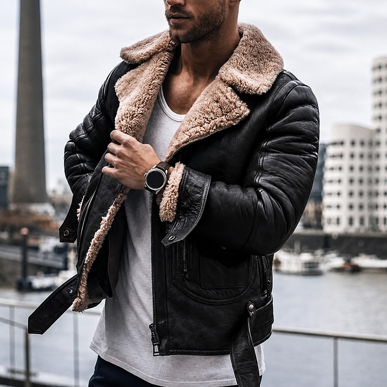 Dominic - Warme Winterjacke für Herren